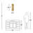 Haga 2-Light Gold Stainless Steel Wall Sconce