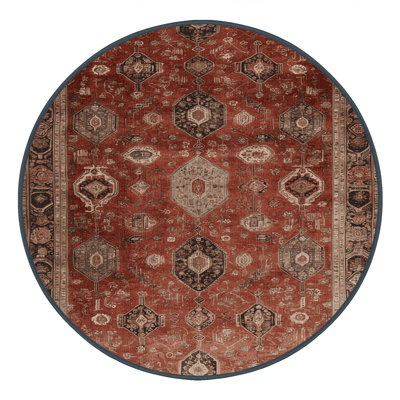 Tapis brun lavable à la machine