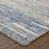 Brighton Hand Knotted Abstract Area Rug in Blue/Ivory