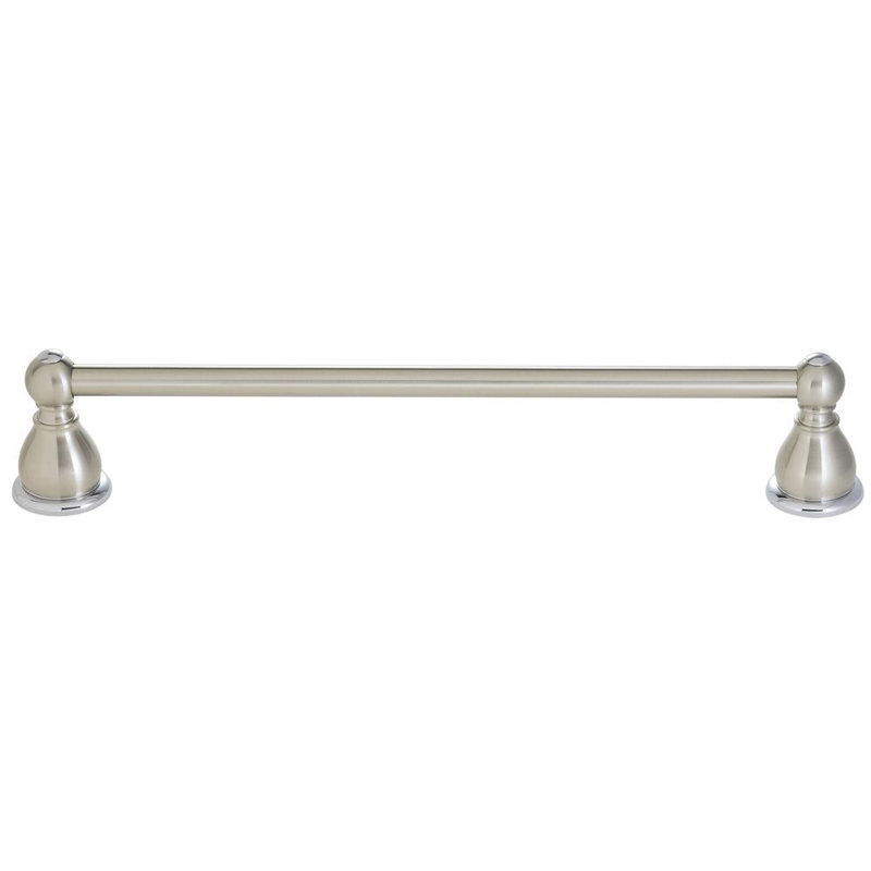 Barre à serviettes murale 18" Georgetown, Chrome poli / laiton poli, 20.38"