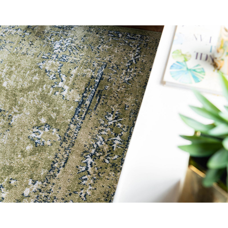 Endel Abstract Indoor Rug, Round 5'