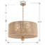 Luminaire suspendu tambour 5 lumières Kason