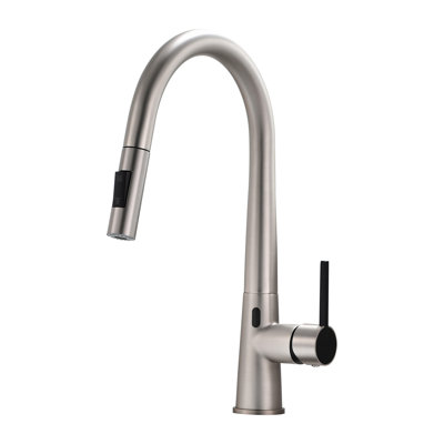 Topcraft Single Handle Single Hole Kitchen Sink Faucet with Sensor