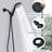 7-Setting Handheld Shower Head In Matte Black With Abs Material Faucet 7 Spray Modes And Leak Resistance