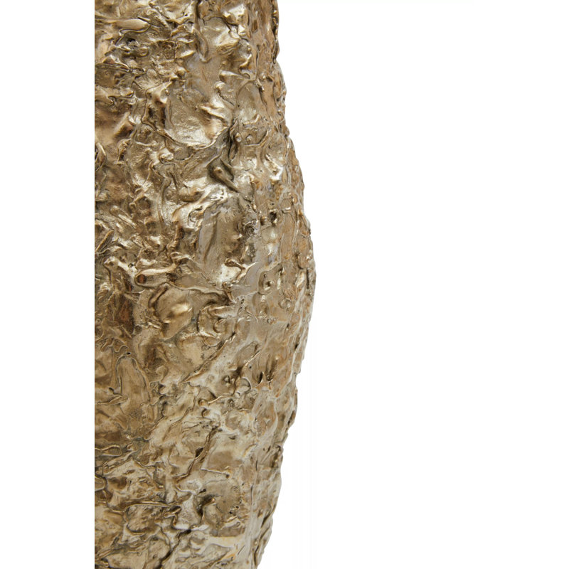 Beric Metal Table Vase, 40cm H x 16cm W x 16cm D, Gold