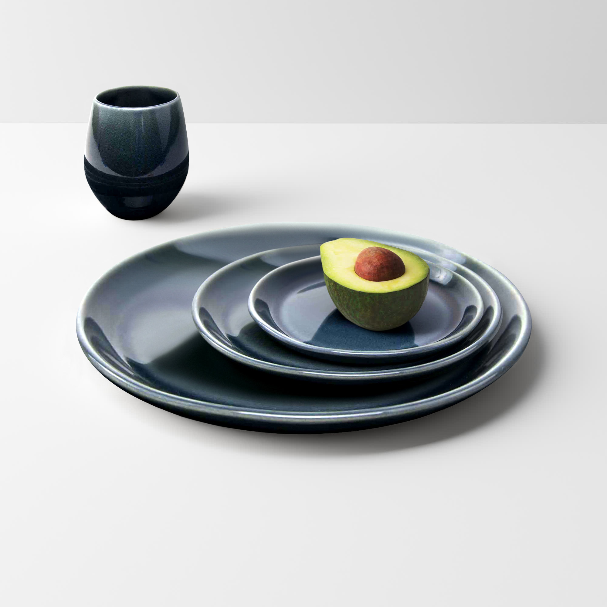 Borgen Stoneware Dinnerware Set, Adriatic