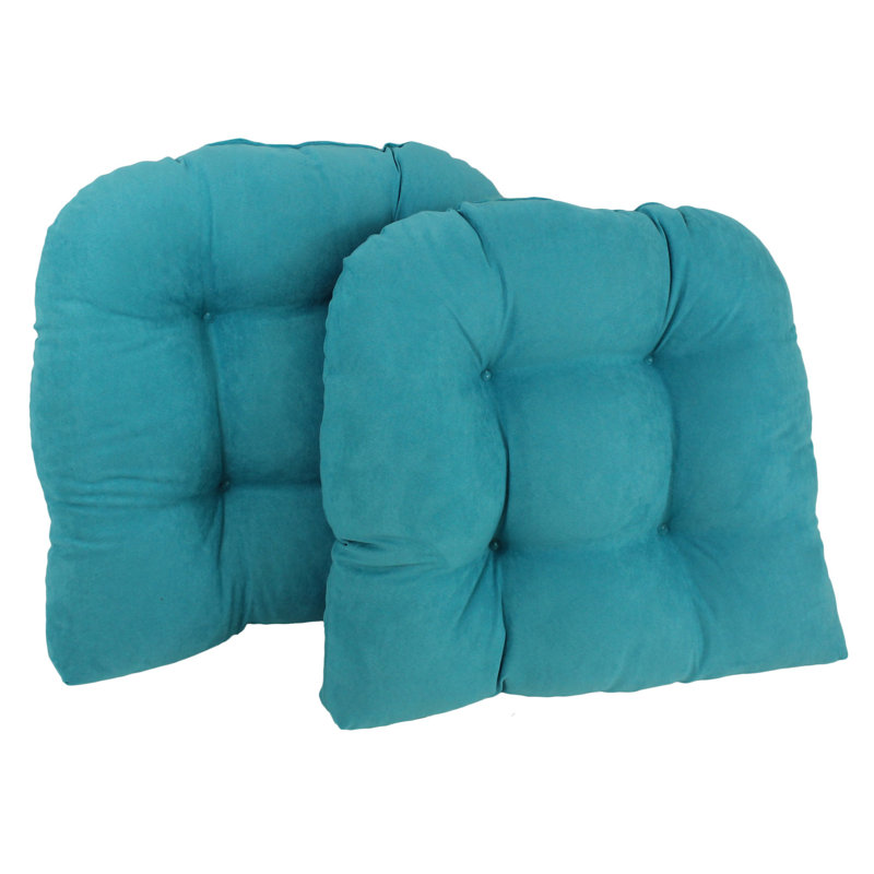 Outdoor 5'' Seat Cushion, Aqua Blue, Twill