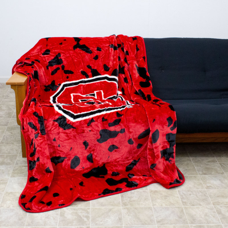 NCAA Knitted Throw Blanket, North Carolina State