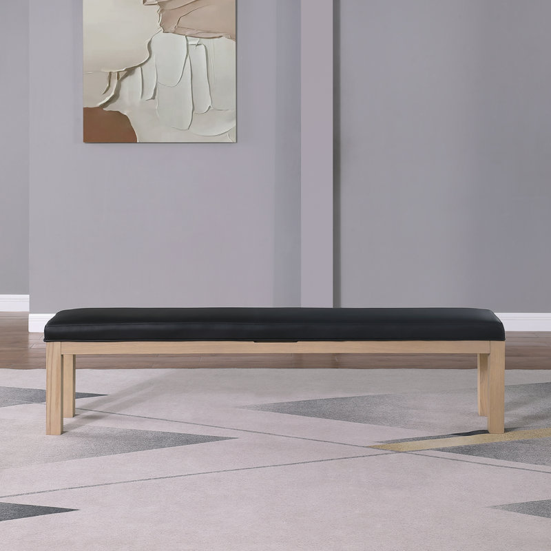 Billiard Bench with Storage for Olivia Slate Pool Table, Driftwood