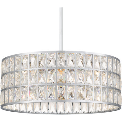Luminaire suspendu tambour 4 lumières Danyiah