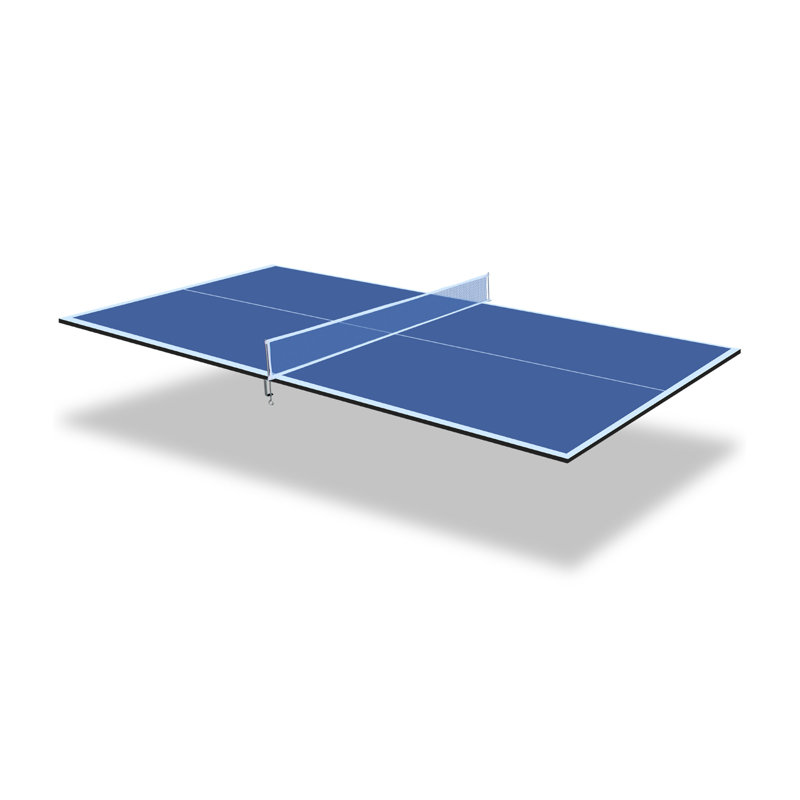 Table de tennis de table pliable et portable 6 * 3Ft, L 71 po x l 35,5 po, Bleu