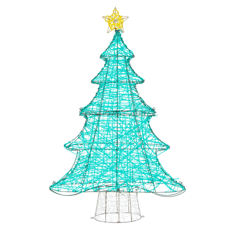 Arbre de Noël artificiel lumineux 4,1 pi