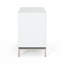 Table de bout moderne blanche