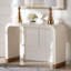 Console en coquille de nacre blanche Capiz