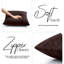 Luxurious Plain Velvet Cushion Covers (Set Of 2)-1625199592