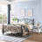 Auxter Steel Piece Bedroom Set-1458178418-1458178416