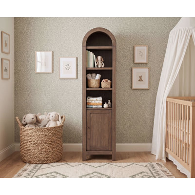 Armoire de rangement cintrée