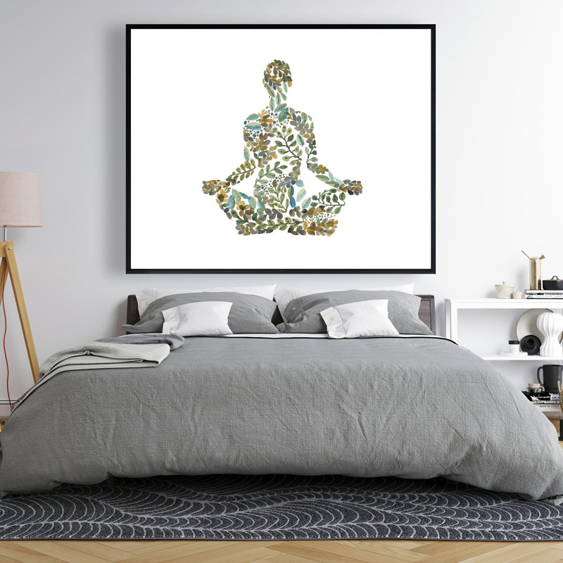 Zen Attitude - Loisirs toile verte encadrée décor à la maison