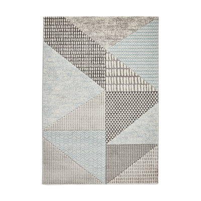 Geometric 80cm X 150cm Area Rug