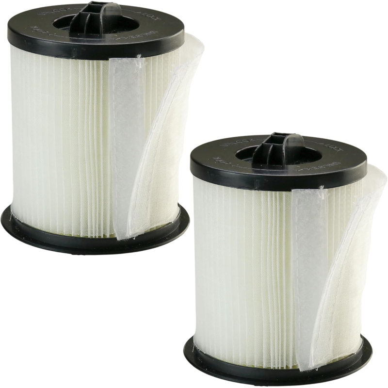 OVENTE Vacuum Cleaner Replacement Filter Compatible with ST2000 and ST2010 Models, High Efficiency Cartridge Filter, Reusable, Easy to Install and Removable Vacuum Parts, White ACPST20702