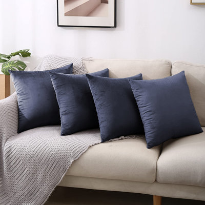 Square Luxury Velvet Throw Cushion Covers set of 4