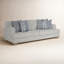 Marielle 88" Upholstered Sofa, Birch