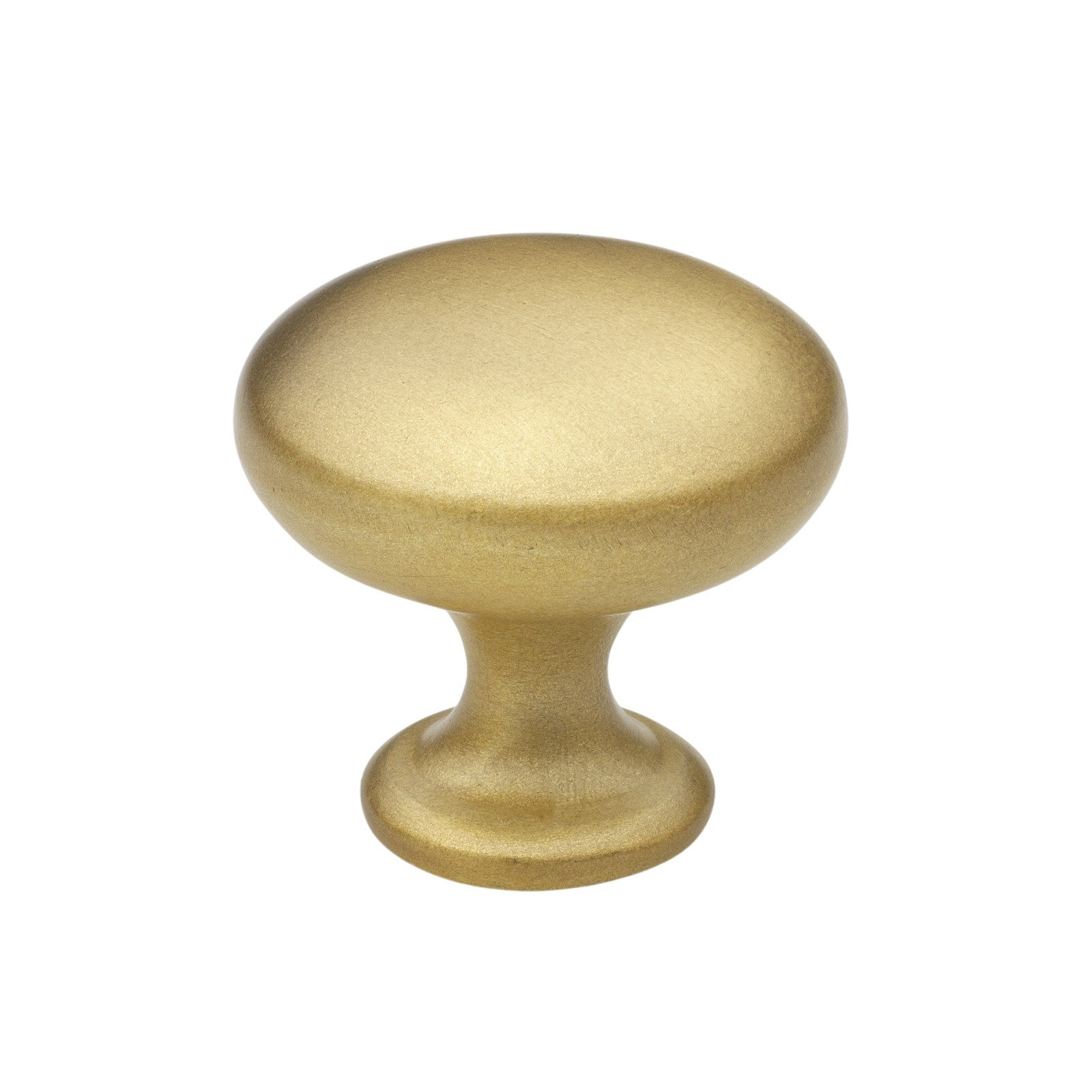 Classic  Mushroom Knob, Satin Gold