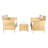 Hokendauqua 4 - Person Patio Conversation Set with Cushions-1608529113