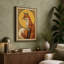 Red Fox in Profile Art Deco - Wrapped Canvas-368303629-368303626