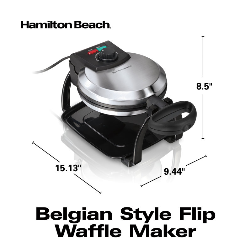 Hamilton Beach Flip Belgian Waffle Maker