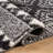 Geometric Shag Rug – Anthracite Dark Gray – Medium Pile, Soft Texture, Kid Friendly-354749483