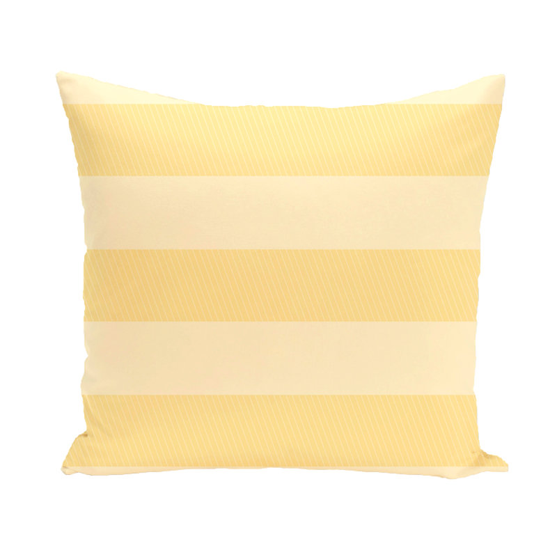 Housse de coussin et insert Coastal Calm, 26 po x 26 po, Jaune