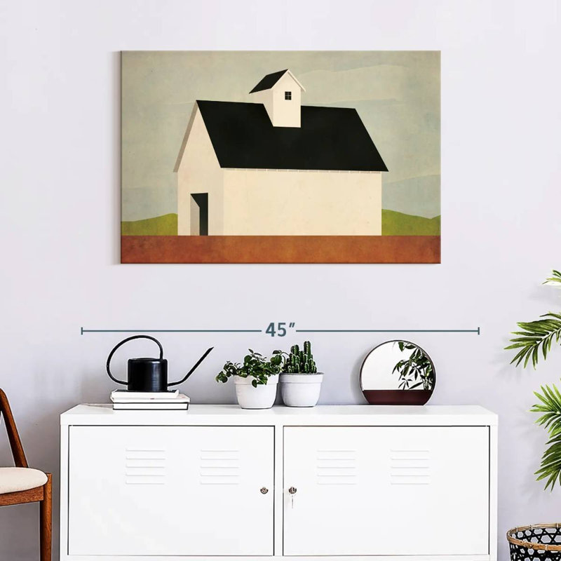 Fall Barn, 24" H x 36" W