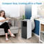 Ensemble de 2 climatiseurs portatifs 3 en 1 de 8 000 BTU, déshumidificateur et ventilateur de conception compacte noire, certifiés DOE SACC