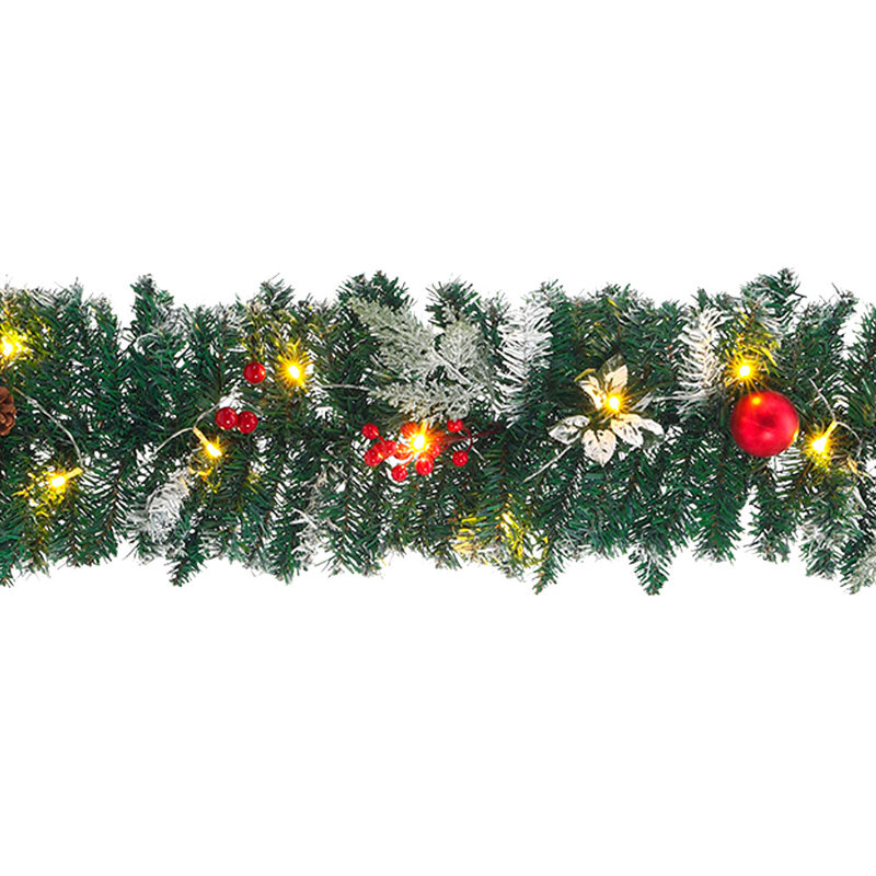 Lighted Faux Swag with Lights