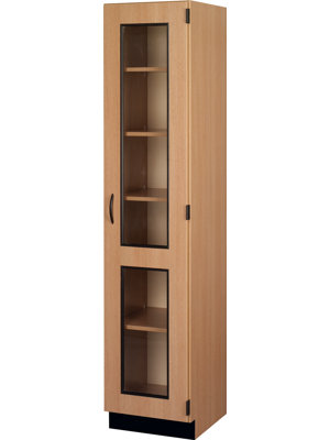 Science 6 Compartment Manufactured Wood Classroom Cabinet