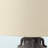Frank Standard Table Lamp in Black Ceramic and Beige Shade, 27.71'' H X 17.81'' W X 17.81'' D