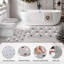 Ensemble de rideau de douche et tapis 4 pièces Snowman