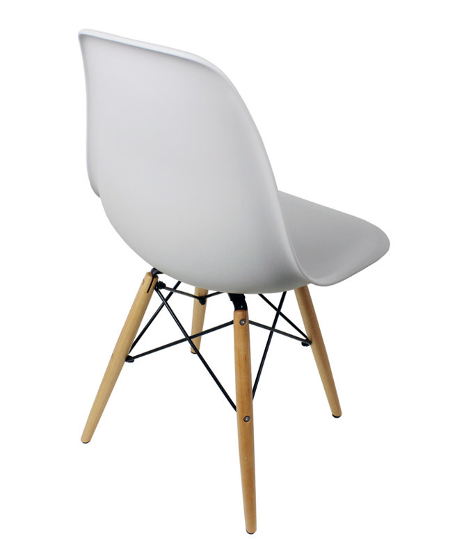 17.5'' H Side Chair, Light Gray