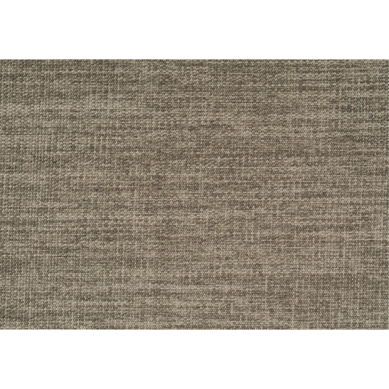 Dark Brown Finish Counter Height Bench 1Pc Fabric Upholstered Casual Style Dining Room Furniture, Beige/Dark Brown