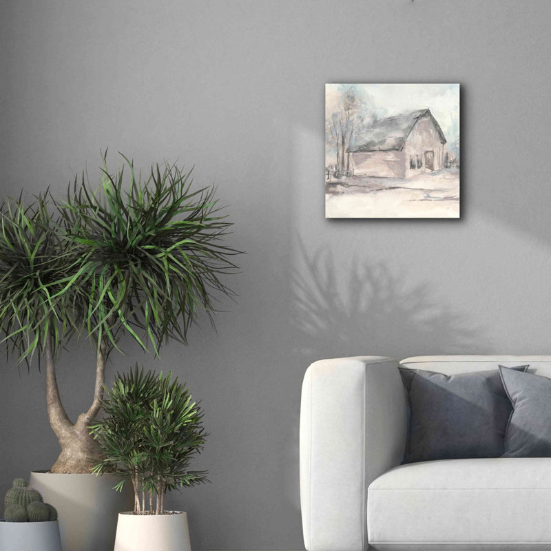 «Barn I» par Chris Paschke, estampe numérique sur toile, H 18 po x l 18 po x P 0,75 po