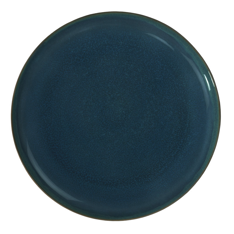 comme. par Villeroy & Boch, assiette en porcelaine de qualité supérieure, va au lave-vaisselle et au micro-ondes, 11,5 po de diamètre, bleu