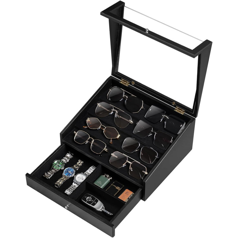 13.07'' H x 7.68'' W Composite Display Case