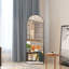 Carlyann Aluminium Framed Freestanding Full Length Mirror-1569062845-1610385657