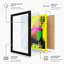 Neon Cube Modern - Single Picture Frame Print-1273594957-1273594954