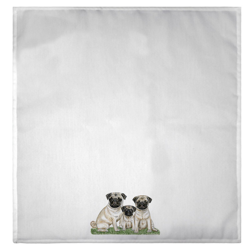 Serviette d’invité family carlin Pets