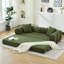 Canapé-lit pliant, canapé-lit convertible de 78,5 po avec 2 coussins, canapé-lit pliant, matelas à ressorts en mousse, canapé-futon pour salon, bureau, appartement-281705812