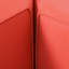 Banc de coin droit, couleur rouge - structure en bois avec banc à coussins anti-éclaboussures - aspect classique