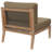 Modway Clearwater Outdoor Patio Teak Wood Armless Chair-847713354