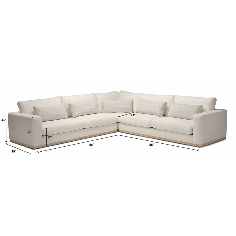 Canapé modulaire 3 pièces Maneet